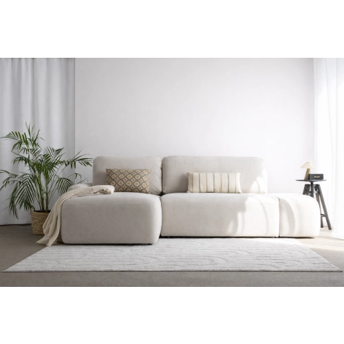 CLOUD narożnik z odłączaną pufką-podnóżkiem